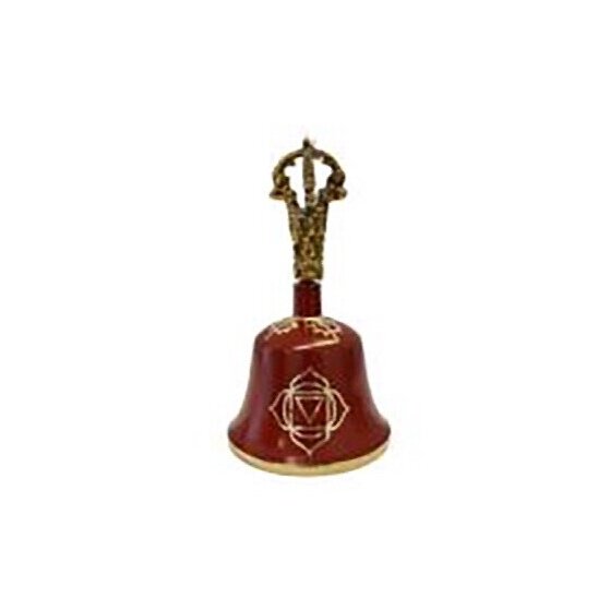 Red Chakra Tibetan Bell 6.25"