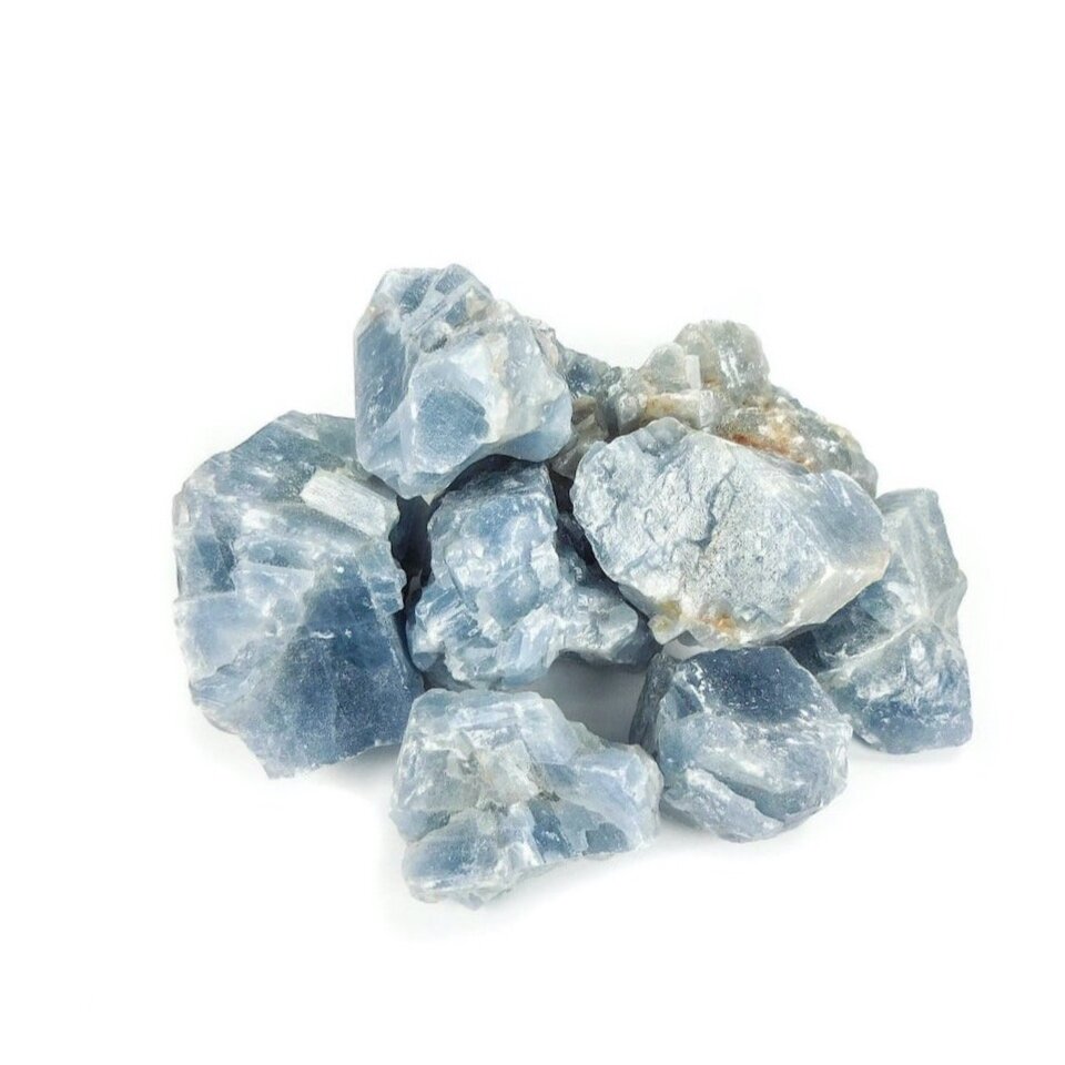 Blue Calcite Natural Rough Crystal