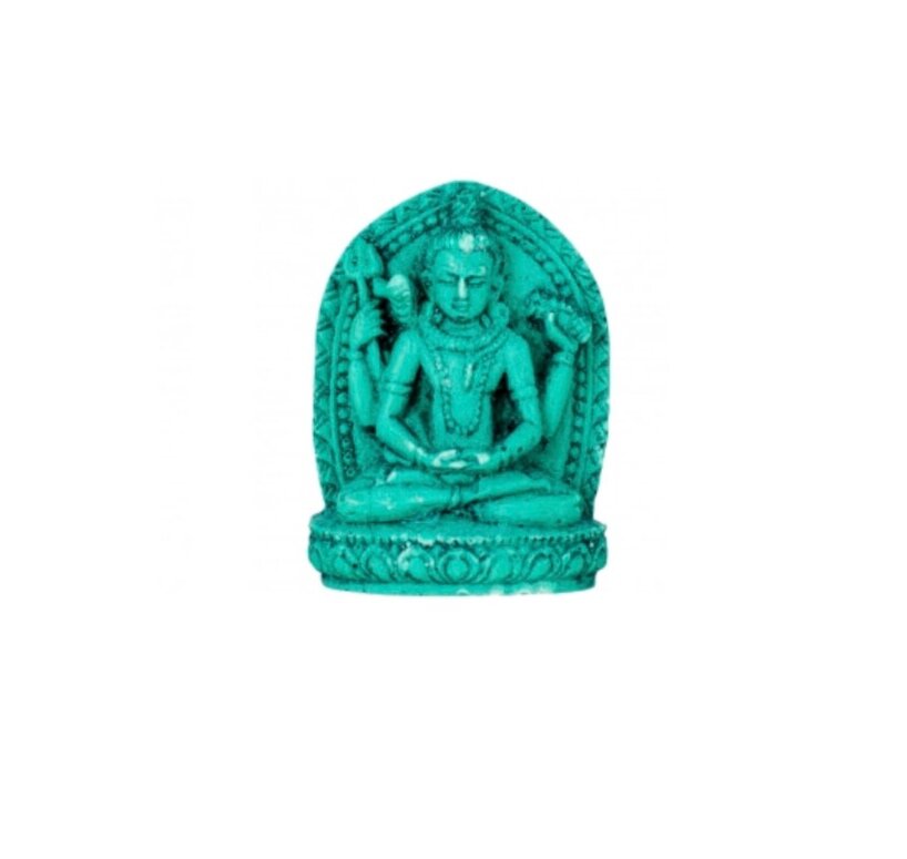 Shiva Turquoise Mini Figurine 1.5"