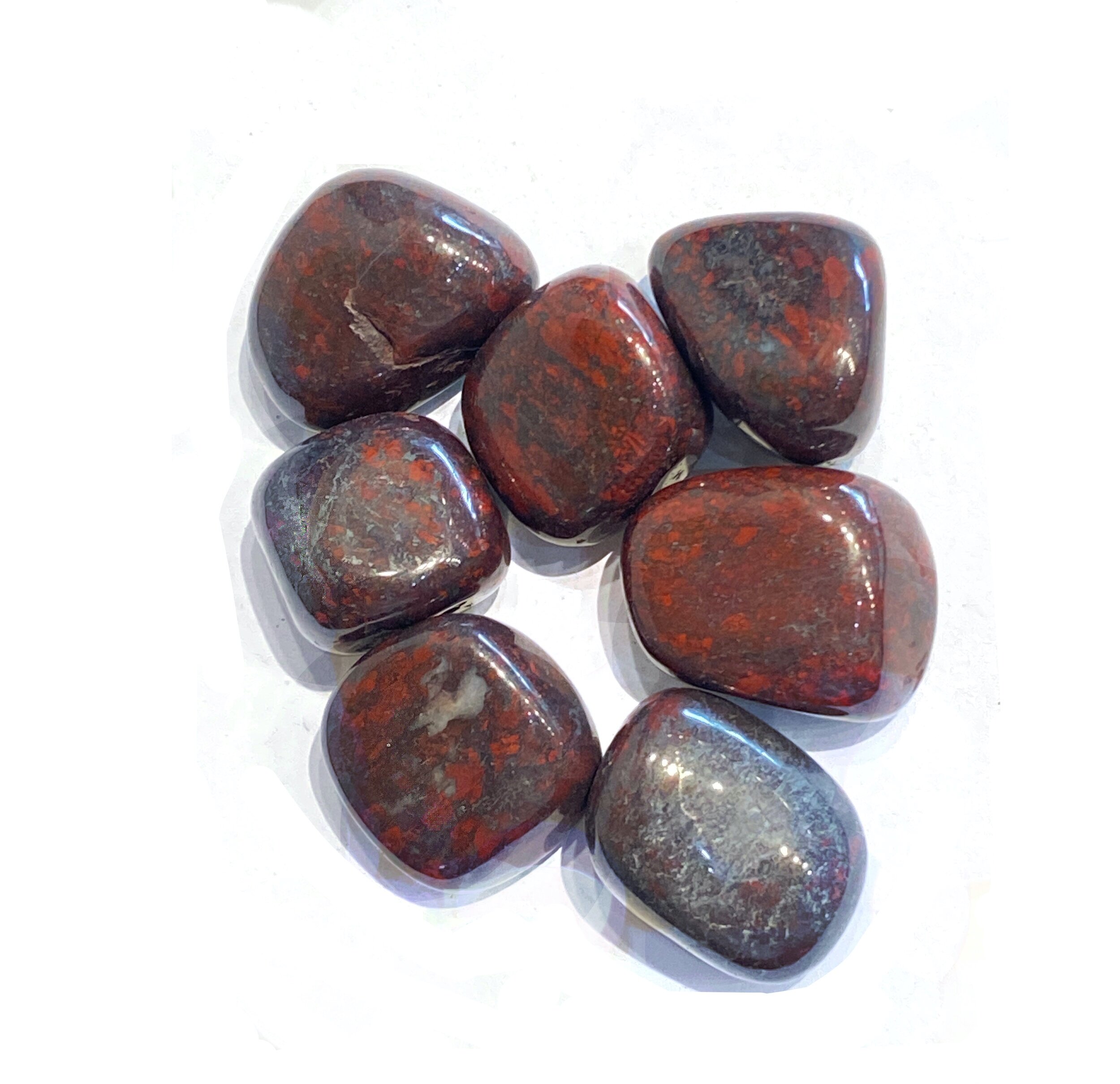Hematite Red Jasper Tumbled Crystal