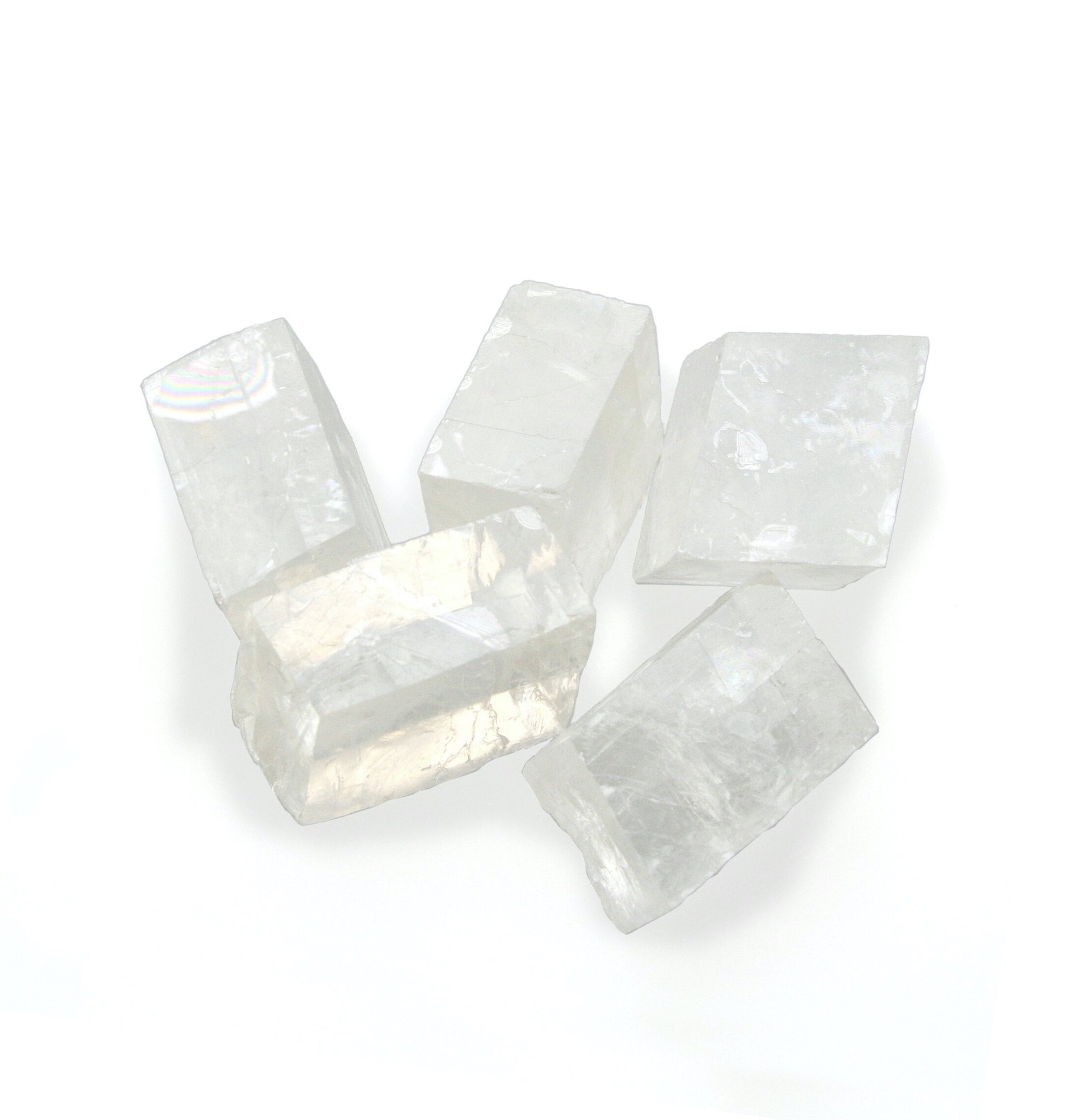 Optical Calcite Cube Crystal