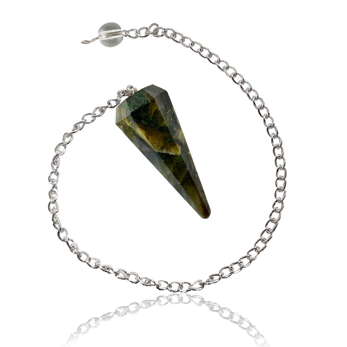 Labradorite Hexagonal Pendulum