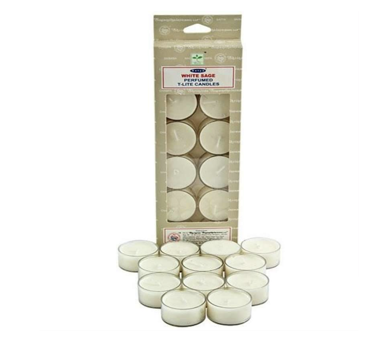 Satya White Sage Tea Light Candles