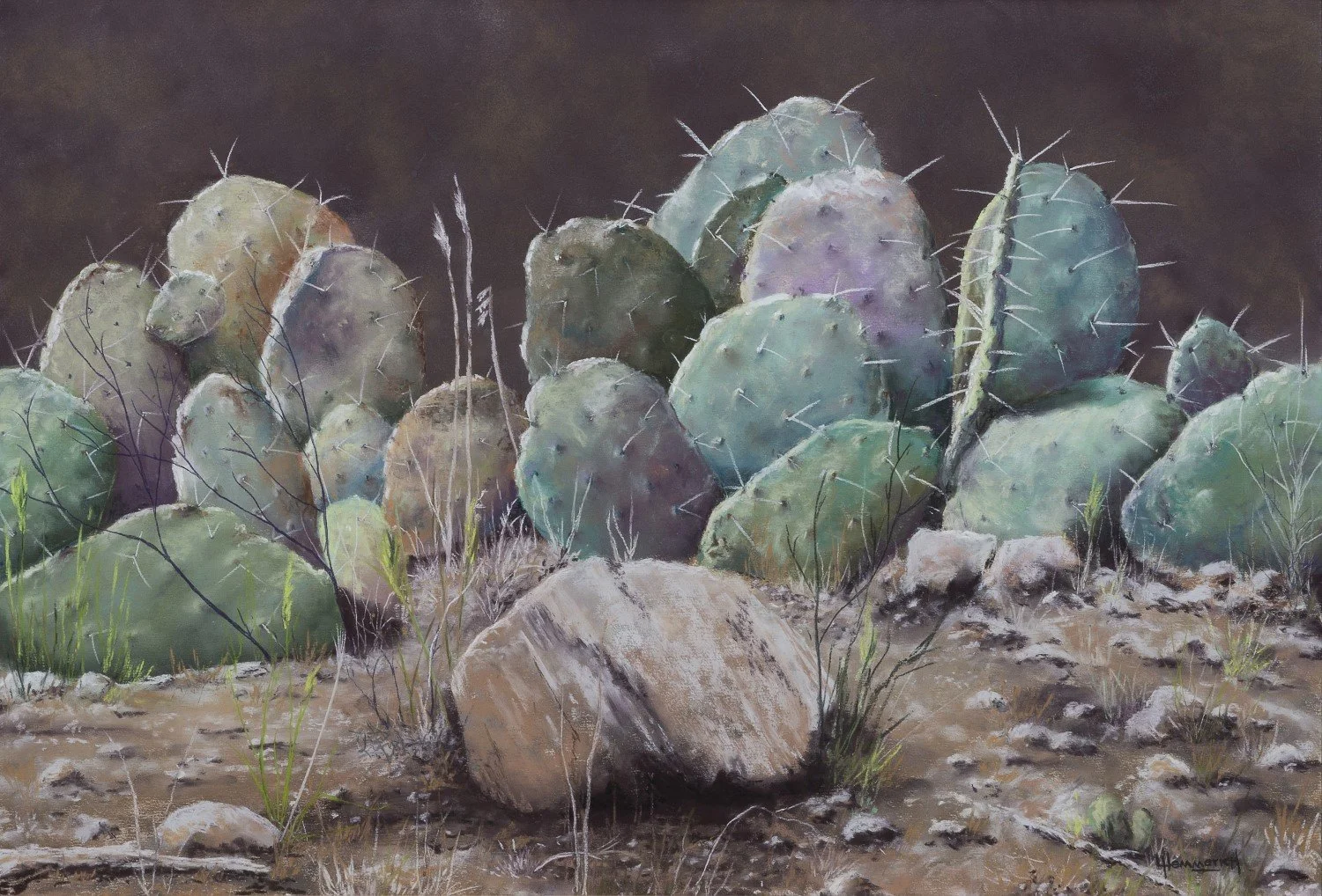 Beaver Tail Cactus Still Life 2-Larry Hemmerich.jpg
