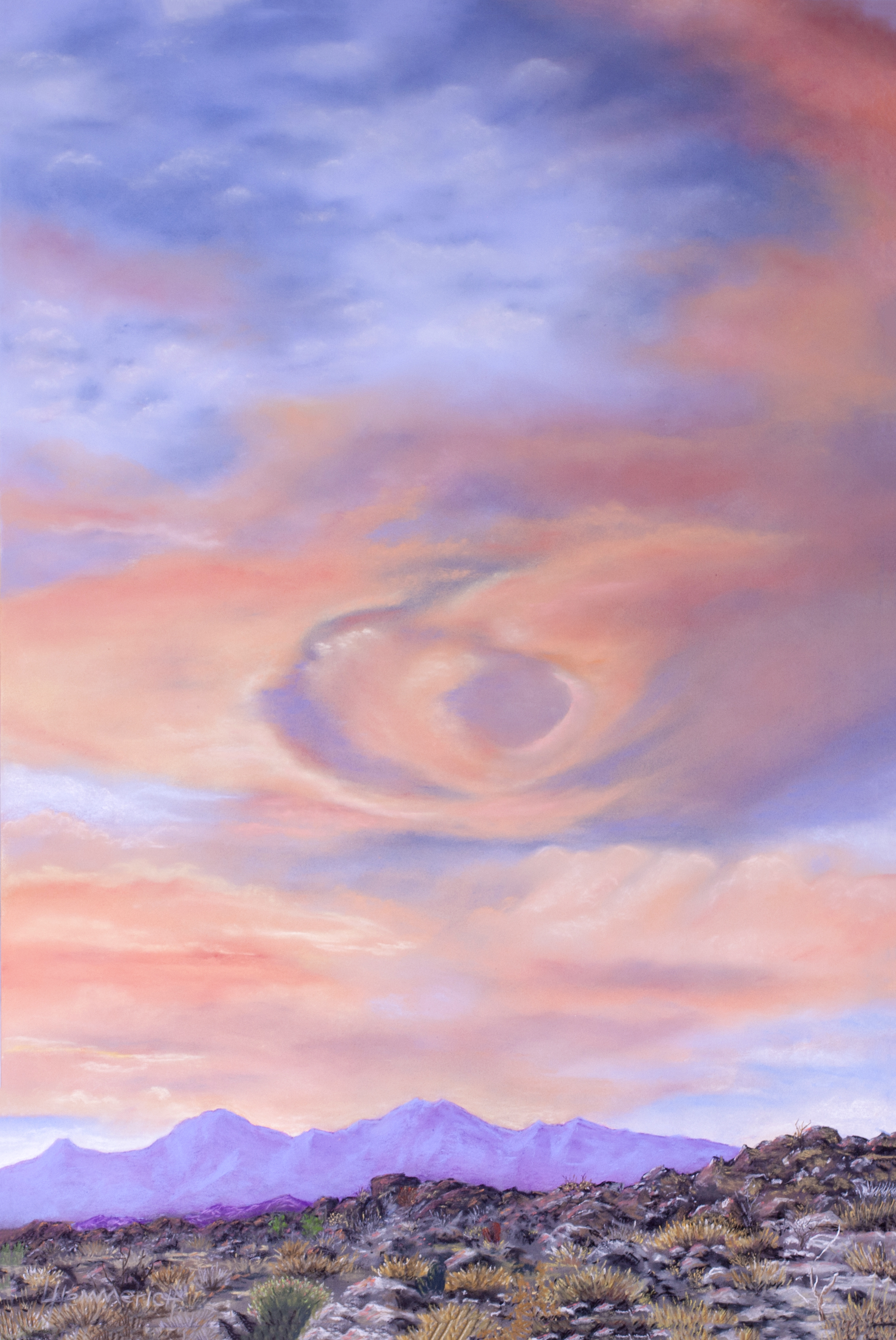 Vortex Cloud Sunset