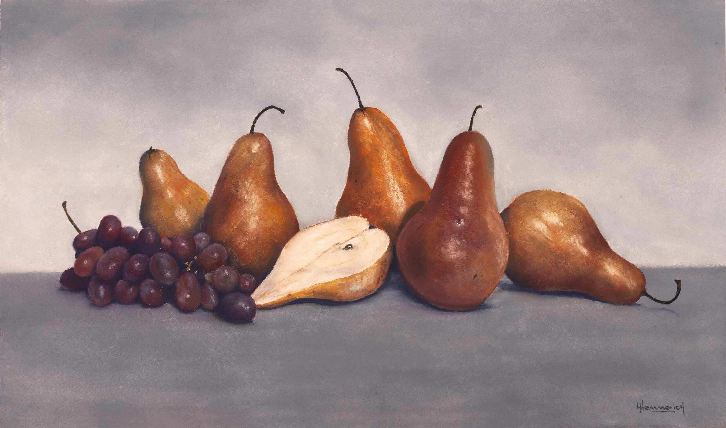 Pears &amp; Grapes Still Life