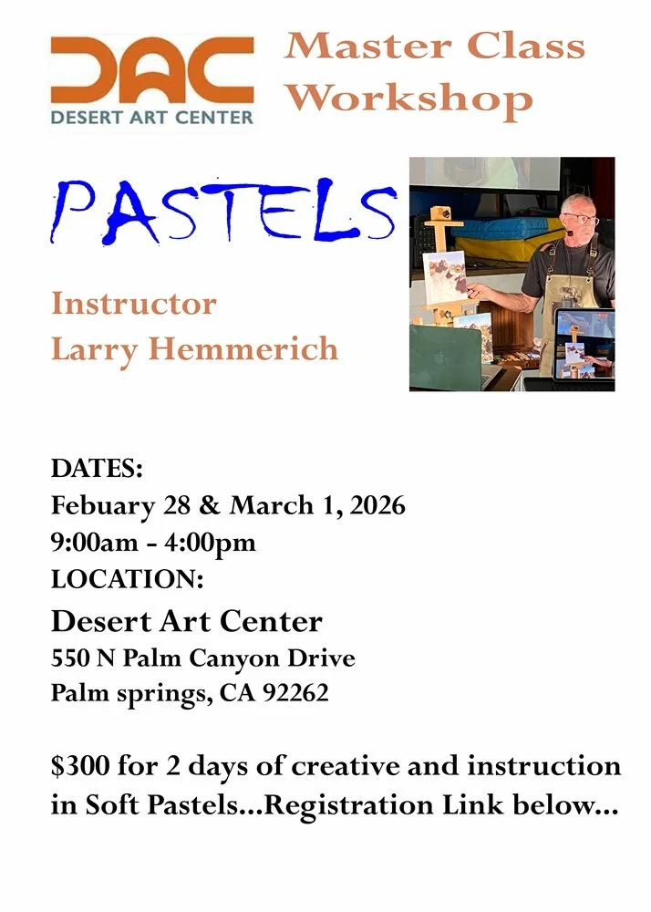Desert Art Center Master Class Workshop