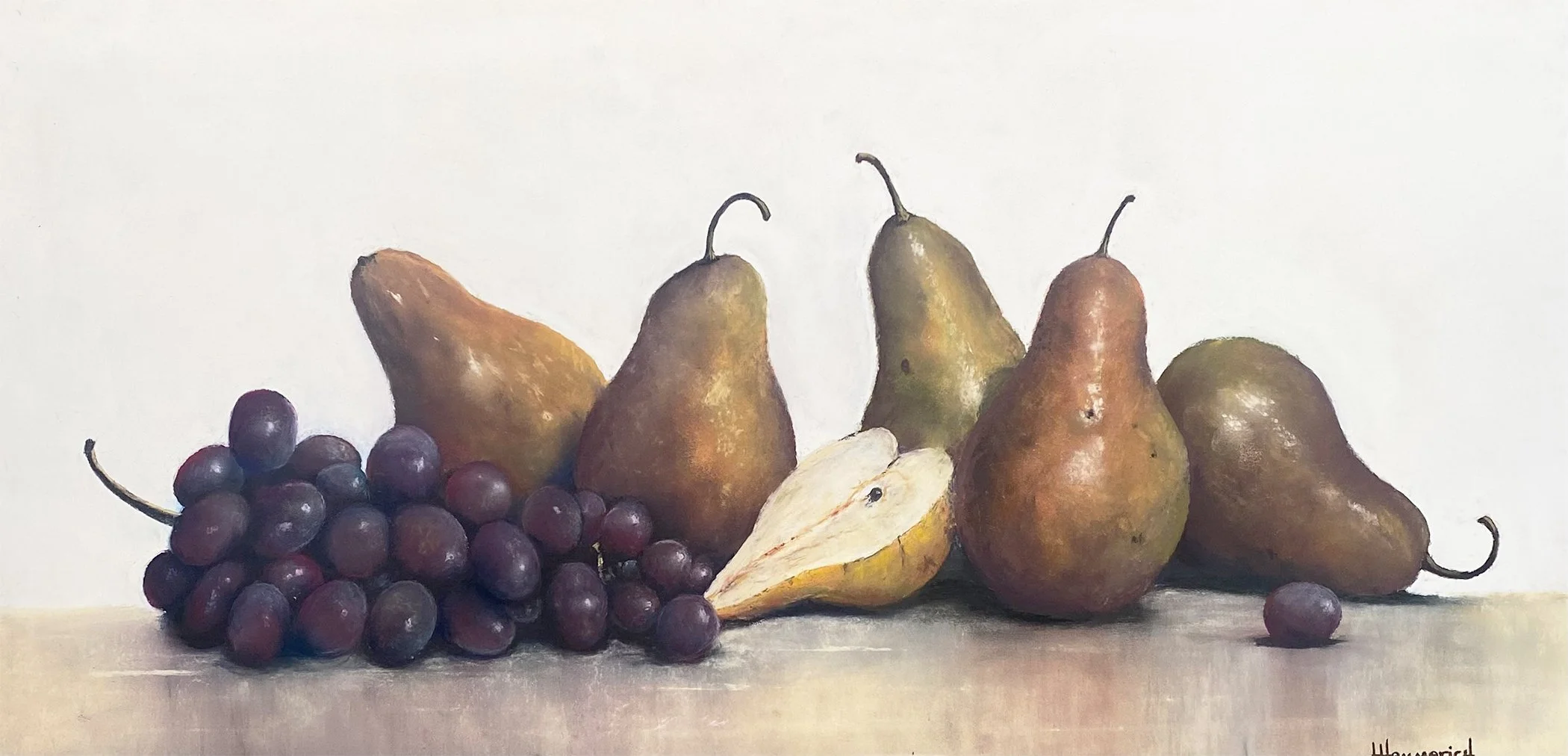 Pears &amp; Grapes Sill Life II