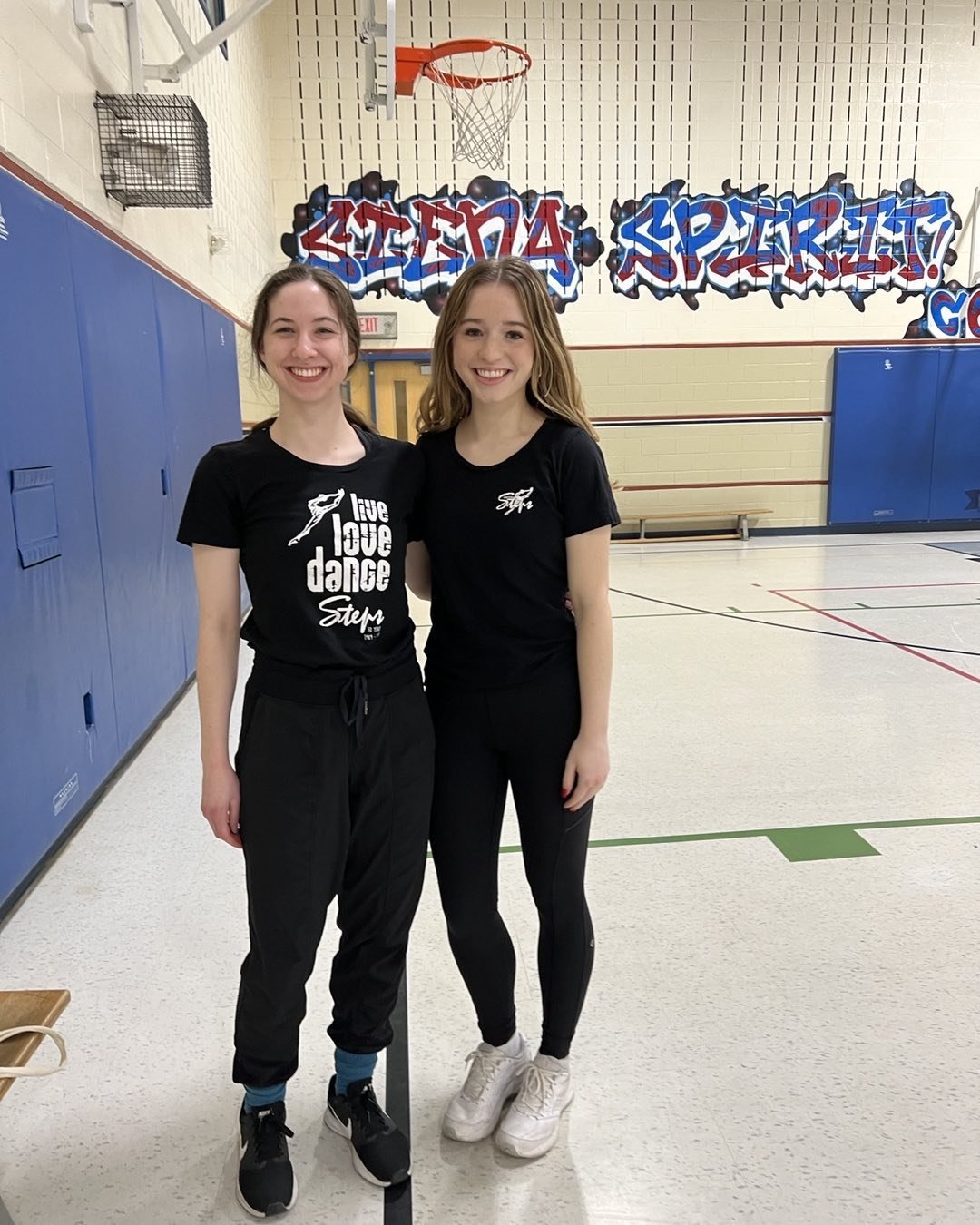 Dance Steps teachers Erin and Hannah teaching dance at Catherine of Sienna school today. #dancestepsldn