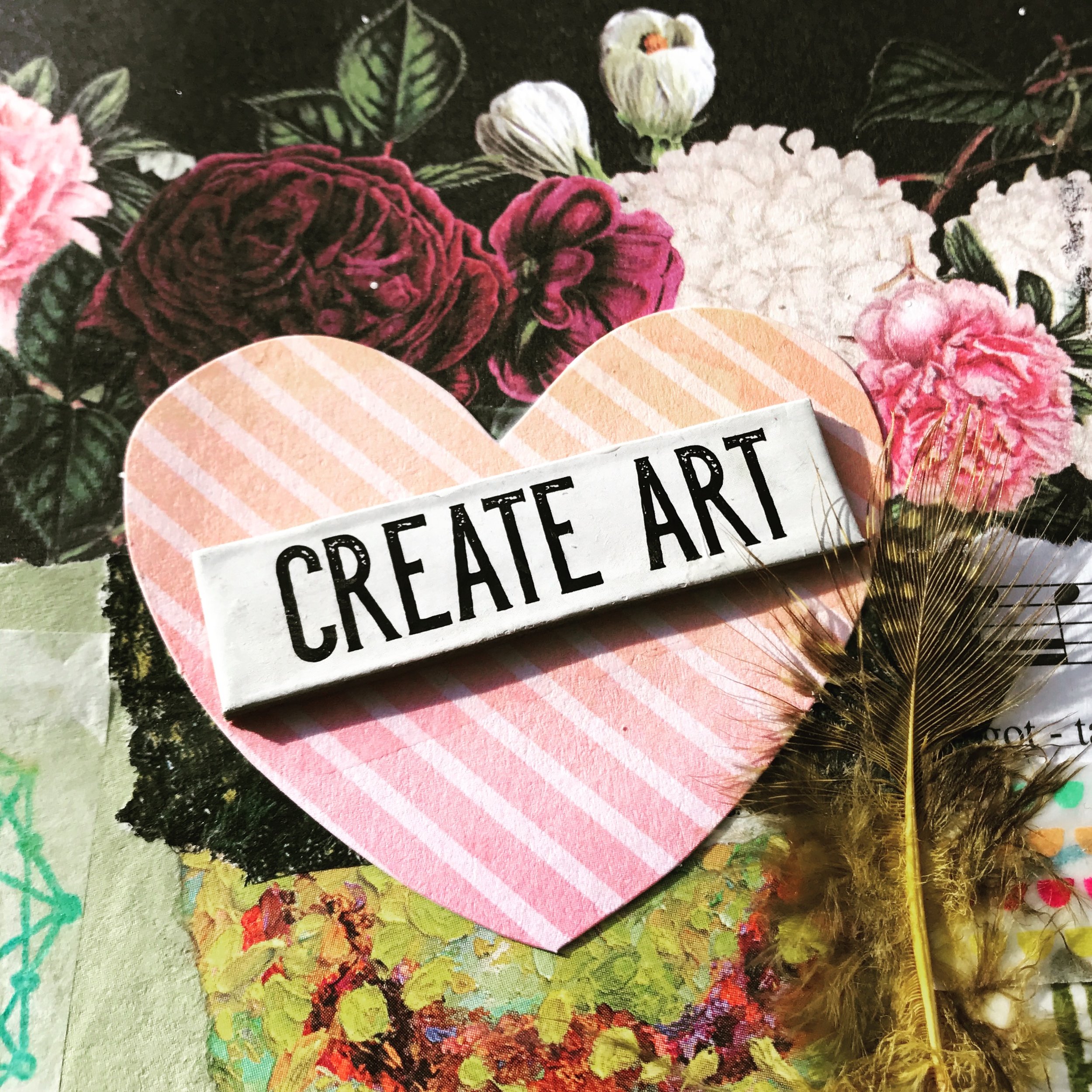 Intro Mixed Media Art ~ Meditate &amp; Create