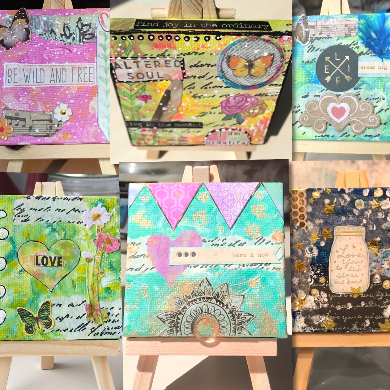 Mini Collage Canvas Workshop