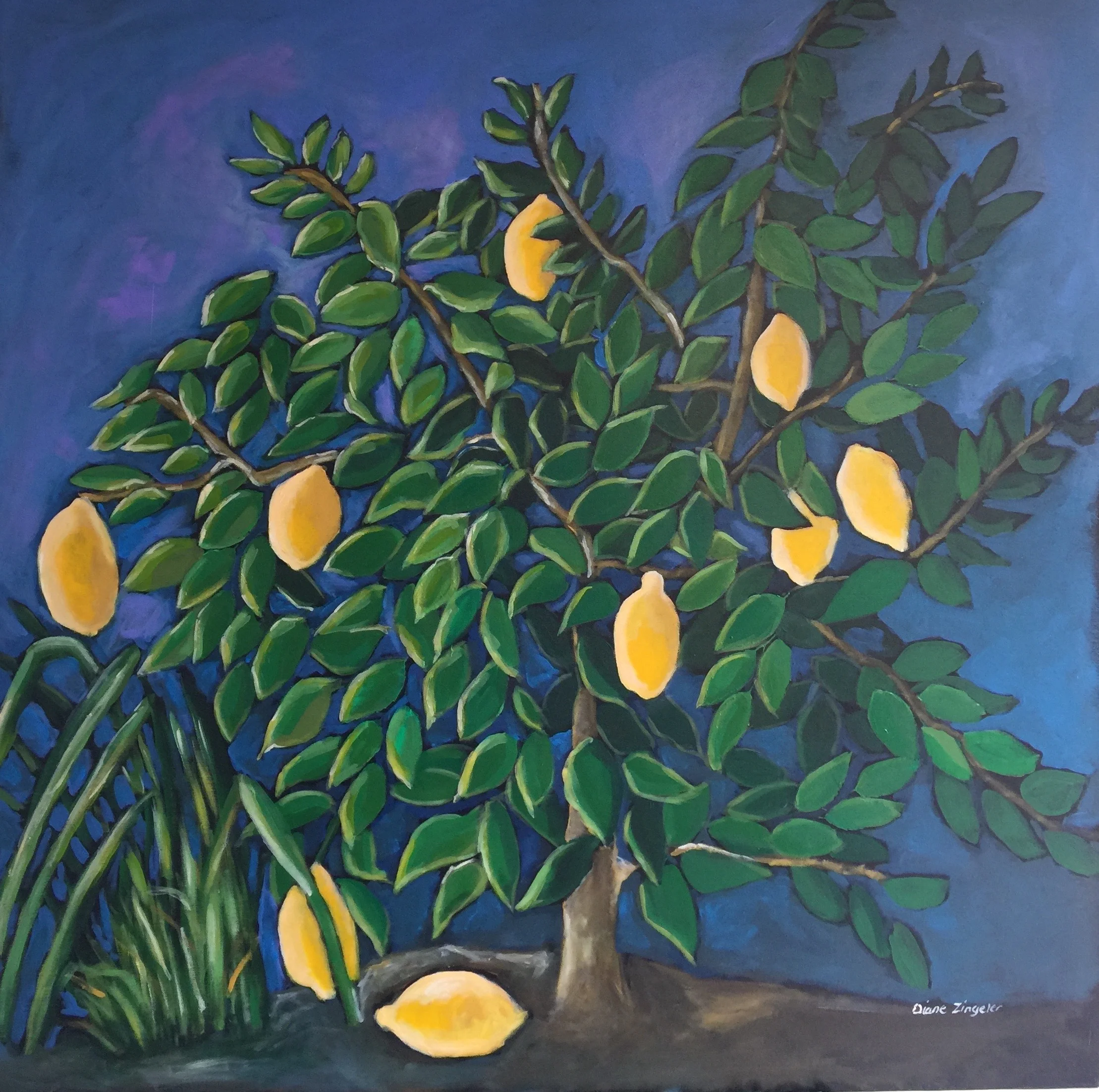 When Spring comes - 36'' x 36'' - Acrylic