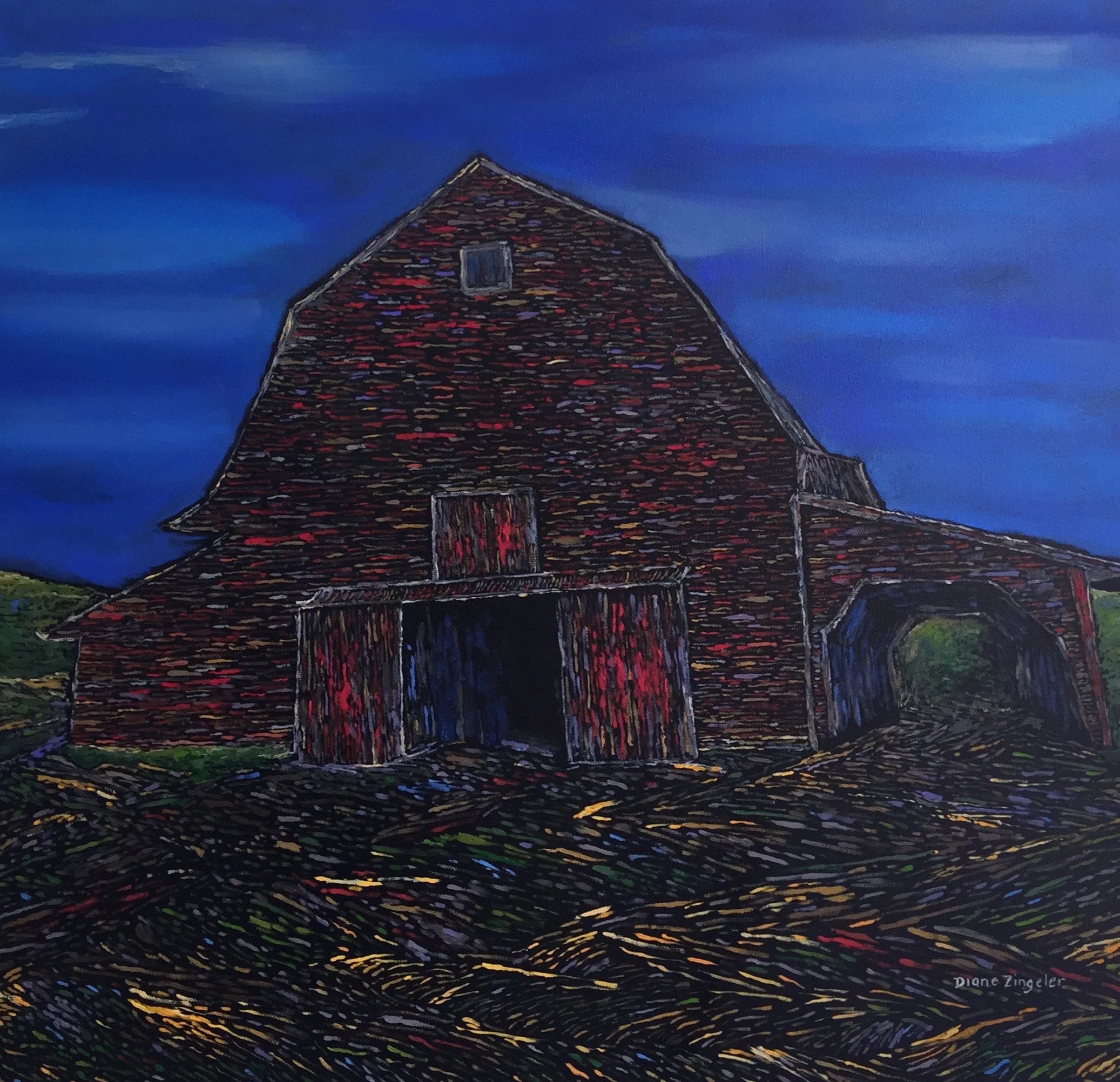 Askew - 24'' x 24'' - oil