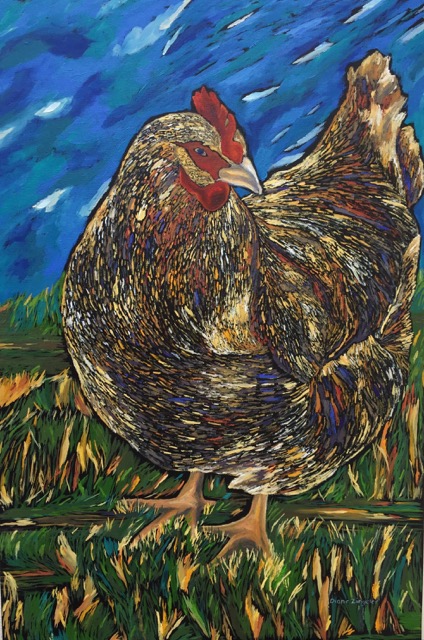 20'' w x 30'' h / Lola`s sister / oil