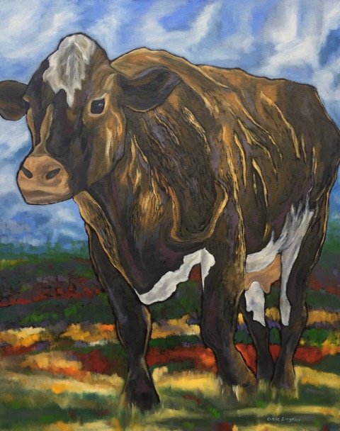 24 '' w x 30'' h / Zelda / oil