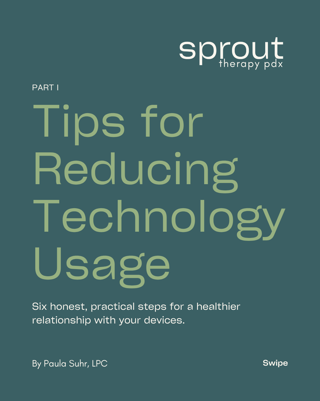 Tips for Reducing Technology Usage
