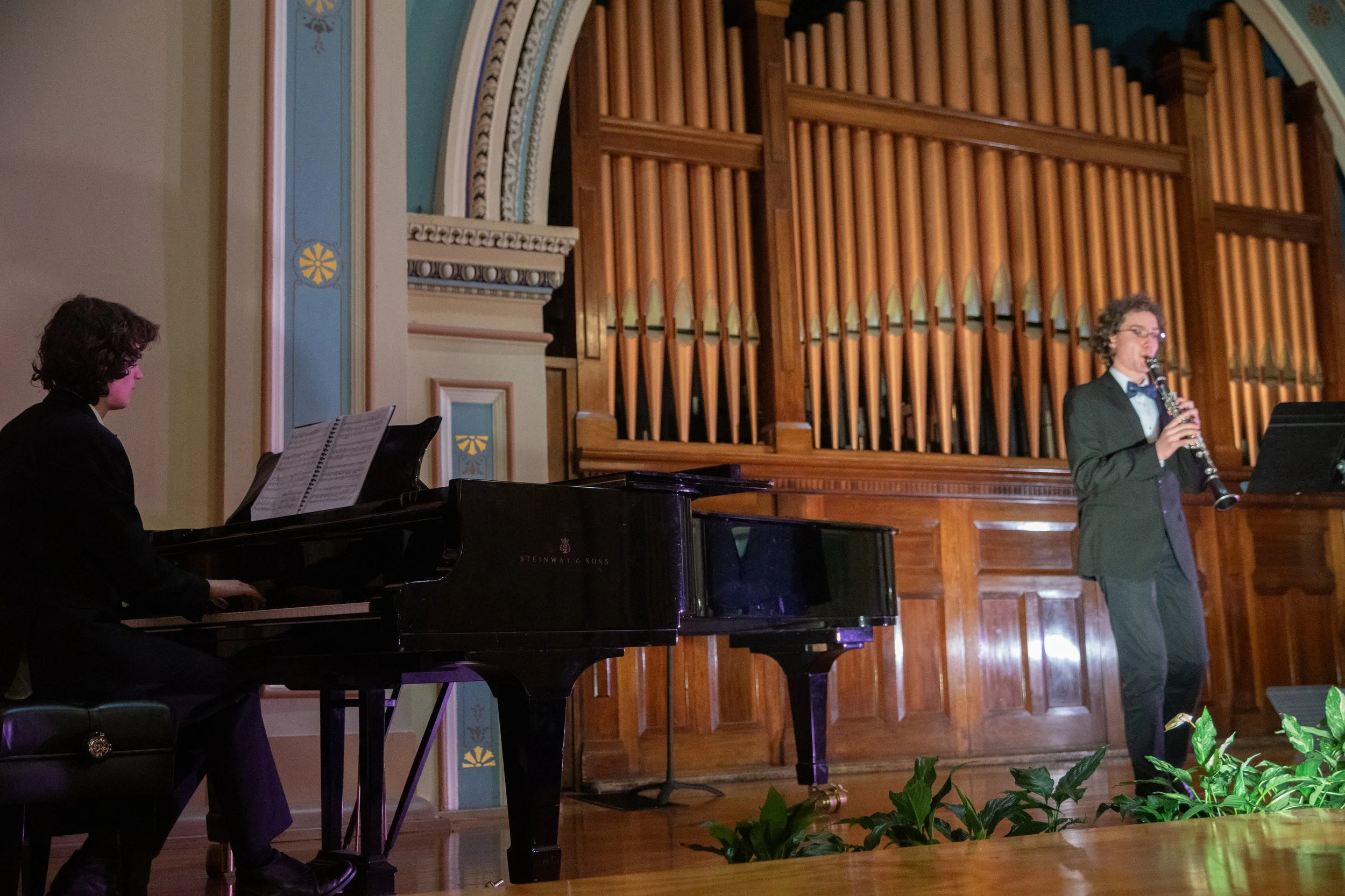 The City of Hobart Open Instrumental Recital winner, Reuben Allen.
