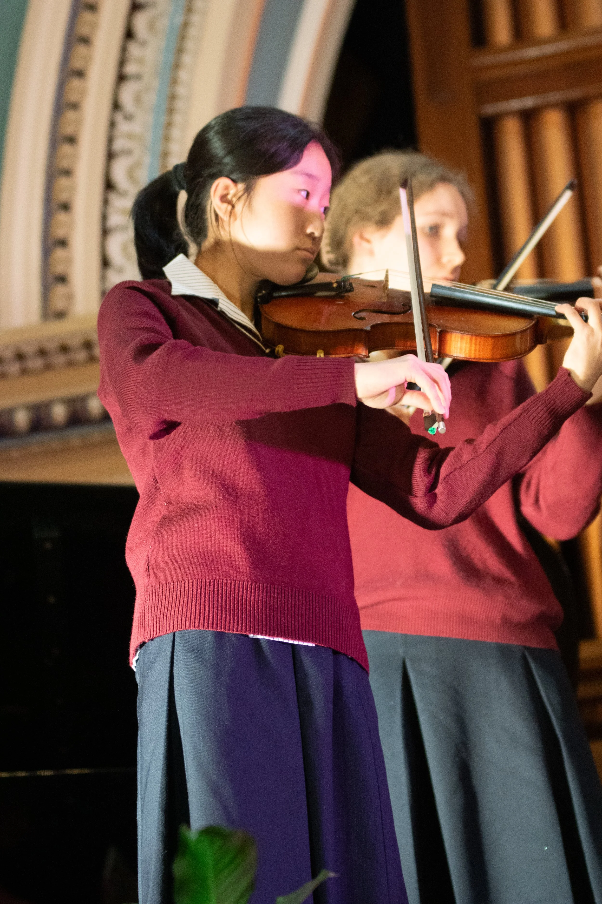 TSO’s Friends Program Trophy winners,Collegiate &amp; Hutchins – Vivace Strings.