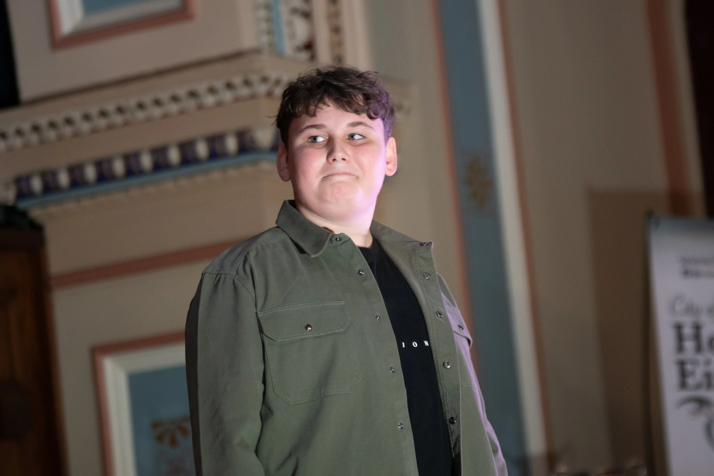Gwyneth Dixon Memorial Adjudicator’s Choice Award winner, Will Lowrie.
