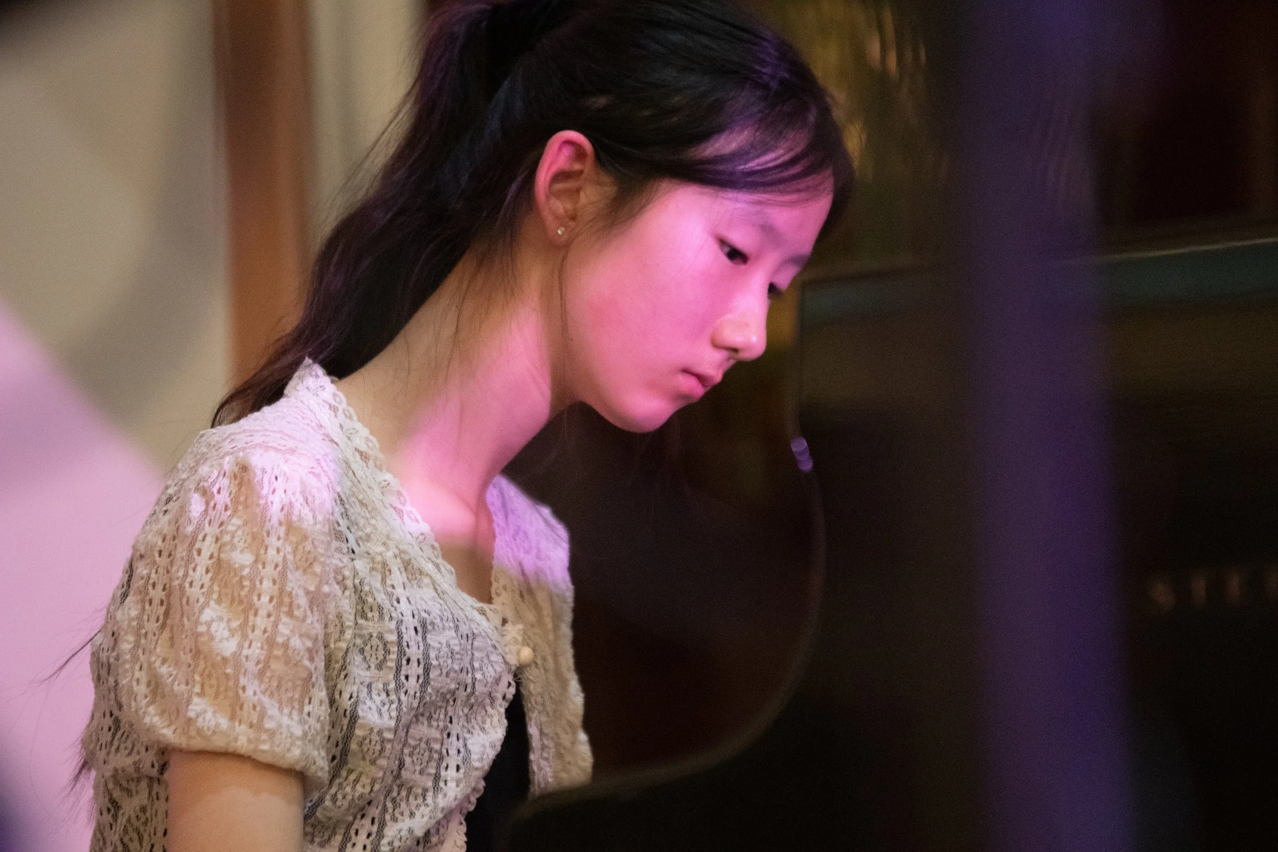 Eileen Johnson Memorial Trophy &amp; Award winner Yifan Wang.