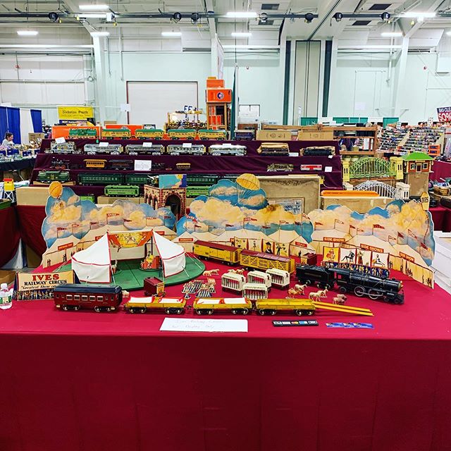 Our York Fall 2019 toy train display.