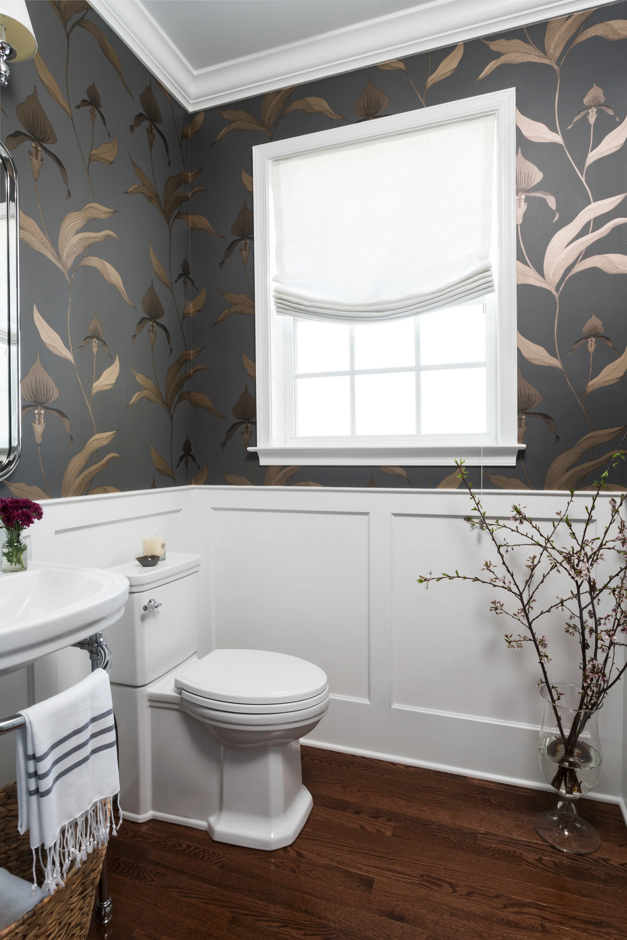 After: Project Abby Road Powder Room