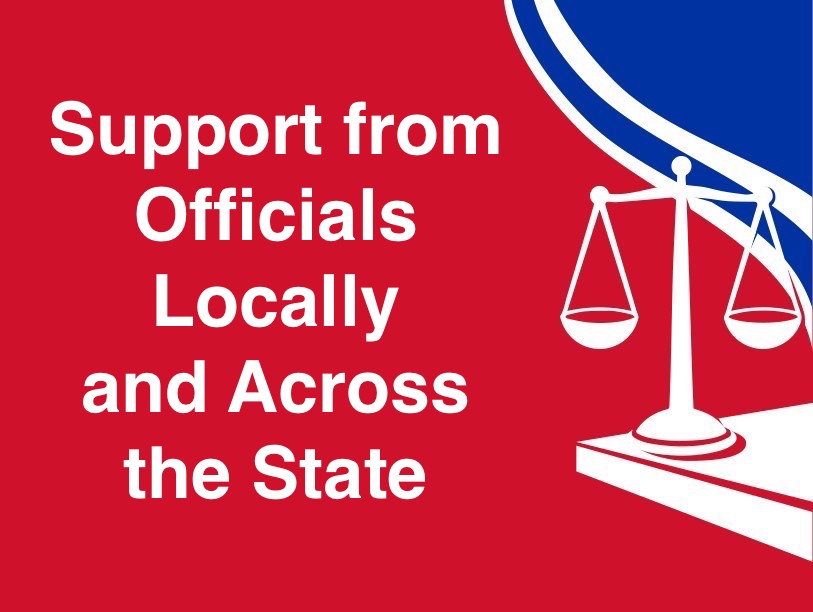 Support from Officials Locally and Across the State.jpeg