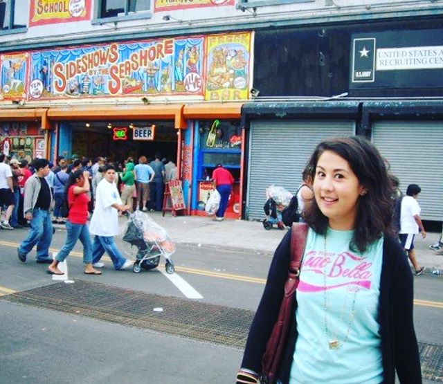 So we&rsquo;re all doing this 10 years later thing? Welp, I&rsquo;ve got...&rdquo;12 years earlier!&rdquo; #tbt to the first time I went to Coney Island. 👀🎡🗽🎢