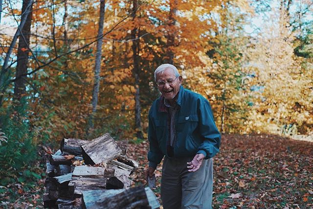 Sometimes I forget that picking up a camera can be a simple and therapeutic activity...Especially when you have such joyful and patient grandparents who willingly stand by the log pile or look off into the distance when asked.

The last photo is 100%