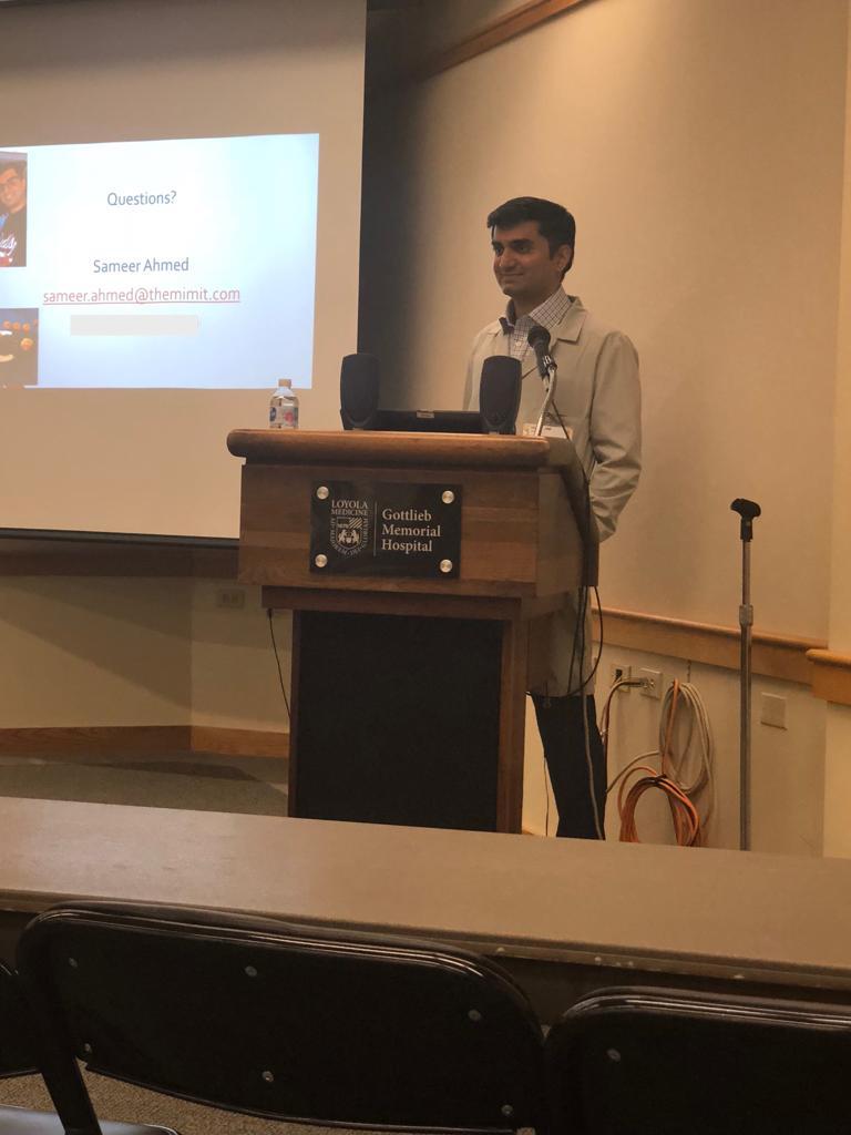 Dr. Sameer Ahmed is a Vascular and Interventional Radiologist