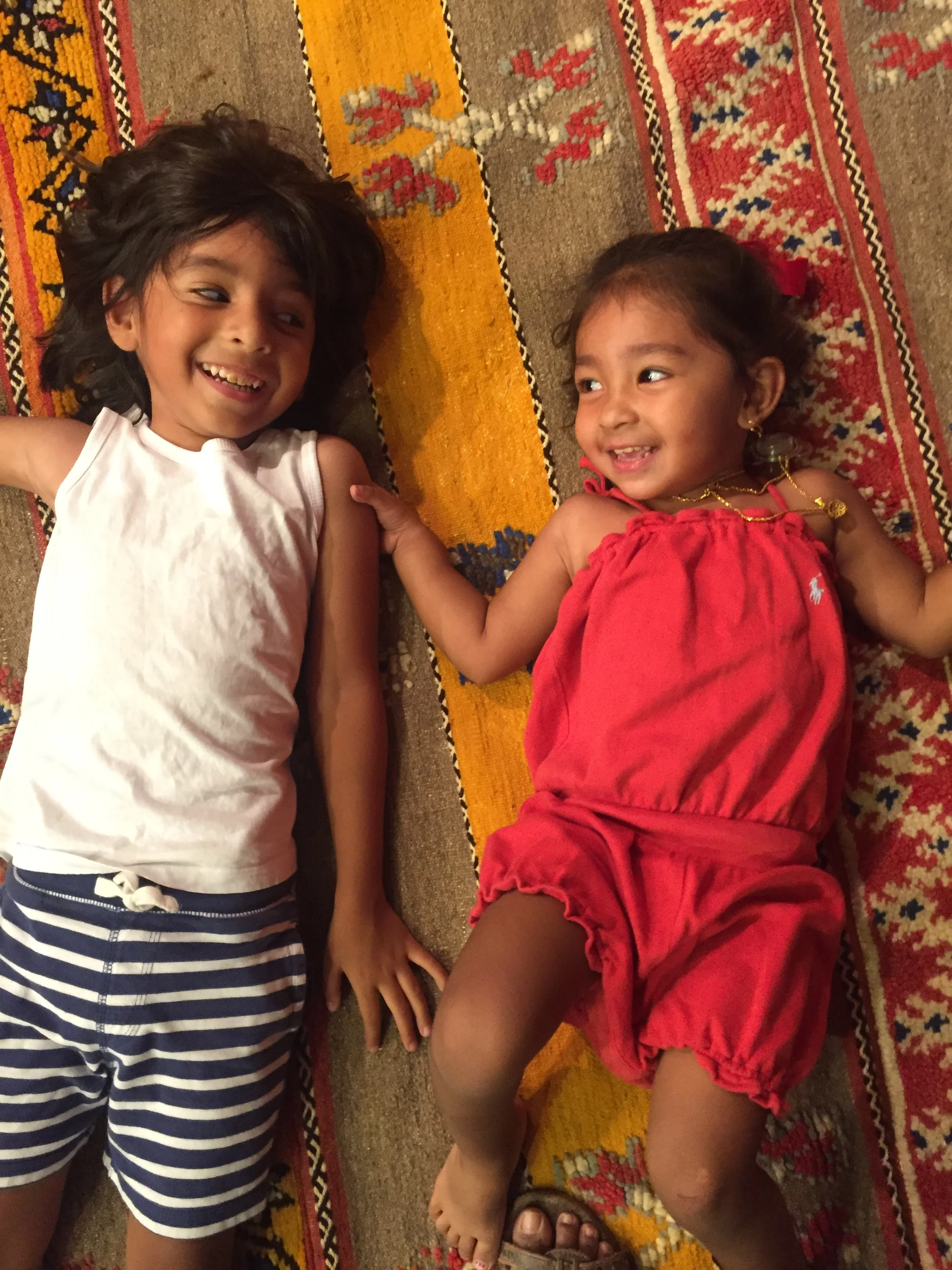 Children the Fabric of Our Lives. Weaving and Investing.