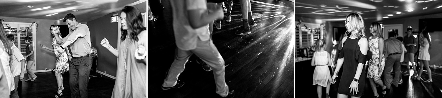 Intimate-Wedding-Photography-reception-guests-dancing-Crestwood-Country-Club-Pittsburg-KS