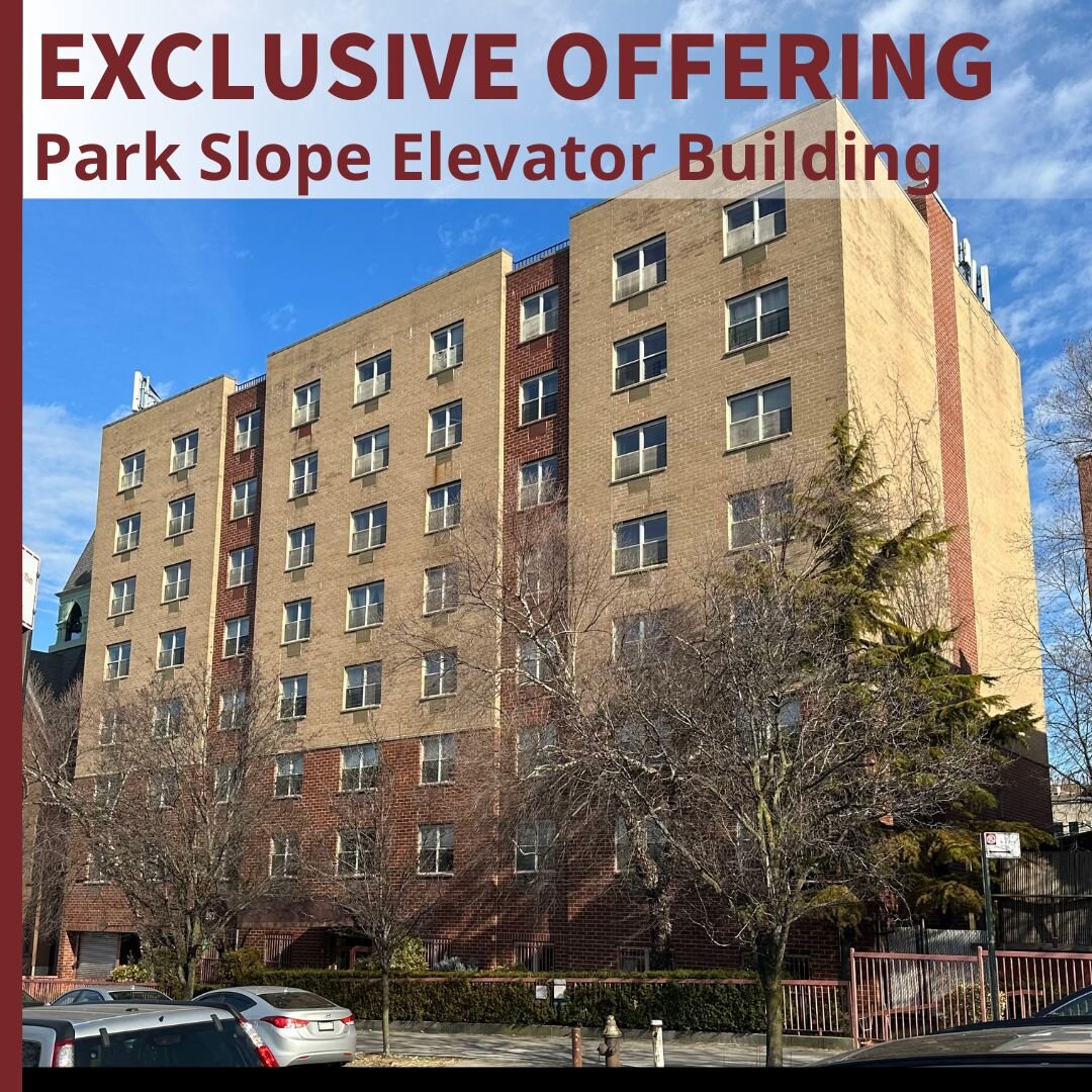 Exclusive Offering: Park Slope Elevator Building
52 apartments, 26 parking spots, 1 antenna | Building is in immaculate condition...
-
Contact Lev Mavashev and Ben Normatov for more information.
Lev Mavashev @lev_mavashev 
Office: 212-658-0979
Email: