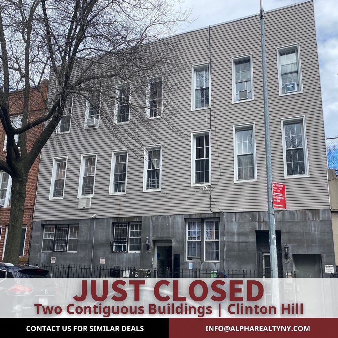 Closed in 11 days, no contract, straight to closing table!  Congrats to Lev Mavashev (@lev_mavashev ) and Eli Yusupov(@eli.y_ )...⁣
&bull;⁣
&bull;⁣
&bull;⁣
#nycmultifamily #investmentproperty #commercialrealestate #quickclose