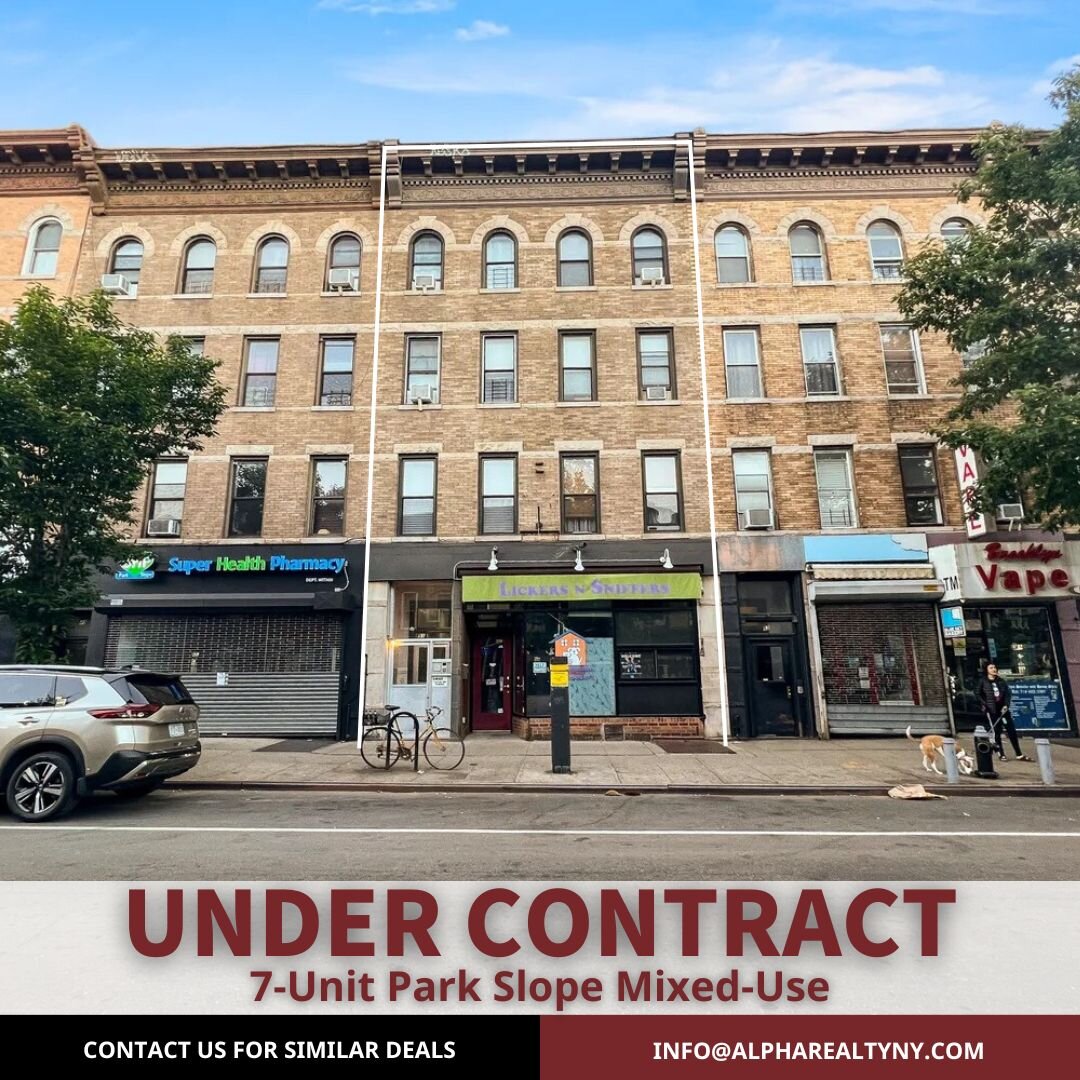 7-Unit Park Slope Mixed-Use is Under Contract. Tax Class 2A |100% Free-Market | Long-term ownership...
Contact our specialists, Lev Mavashev and Ben Normatov, for similar deals.
 Lev Mavashev
📩 lev@alpharealtyny.com
Ben Normatov
☎️ (212) 659-0324
📩
