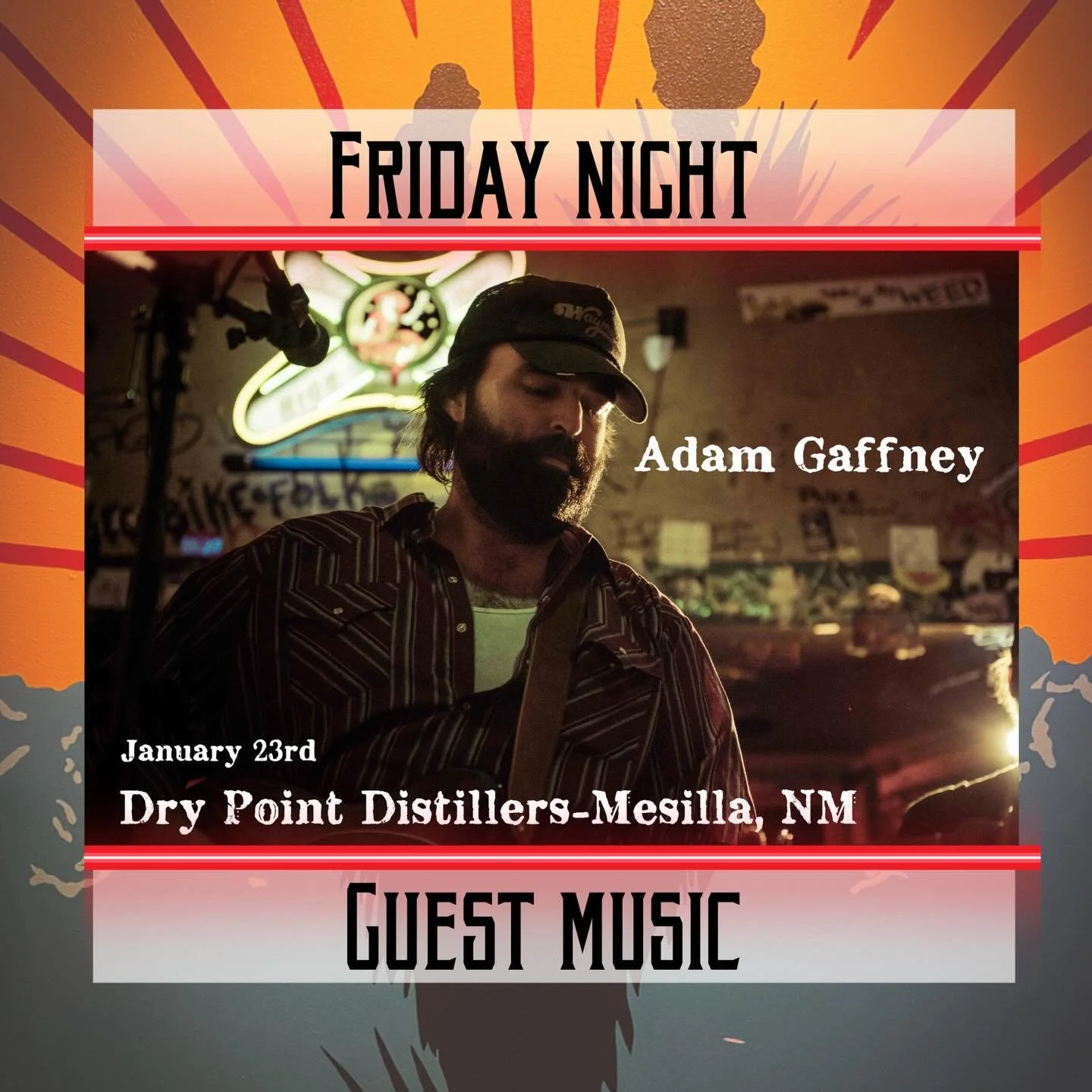 Friday nights are for music, gourmet food, and tasty cocktails! Open at 4!