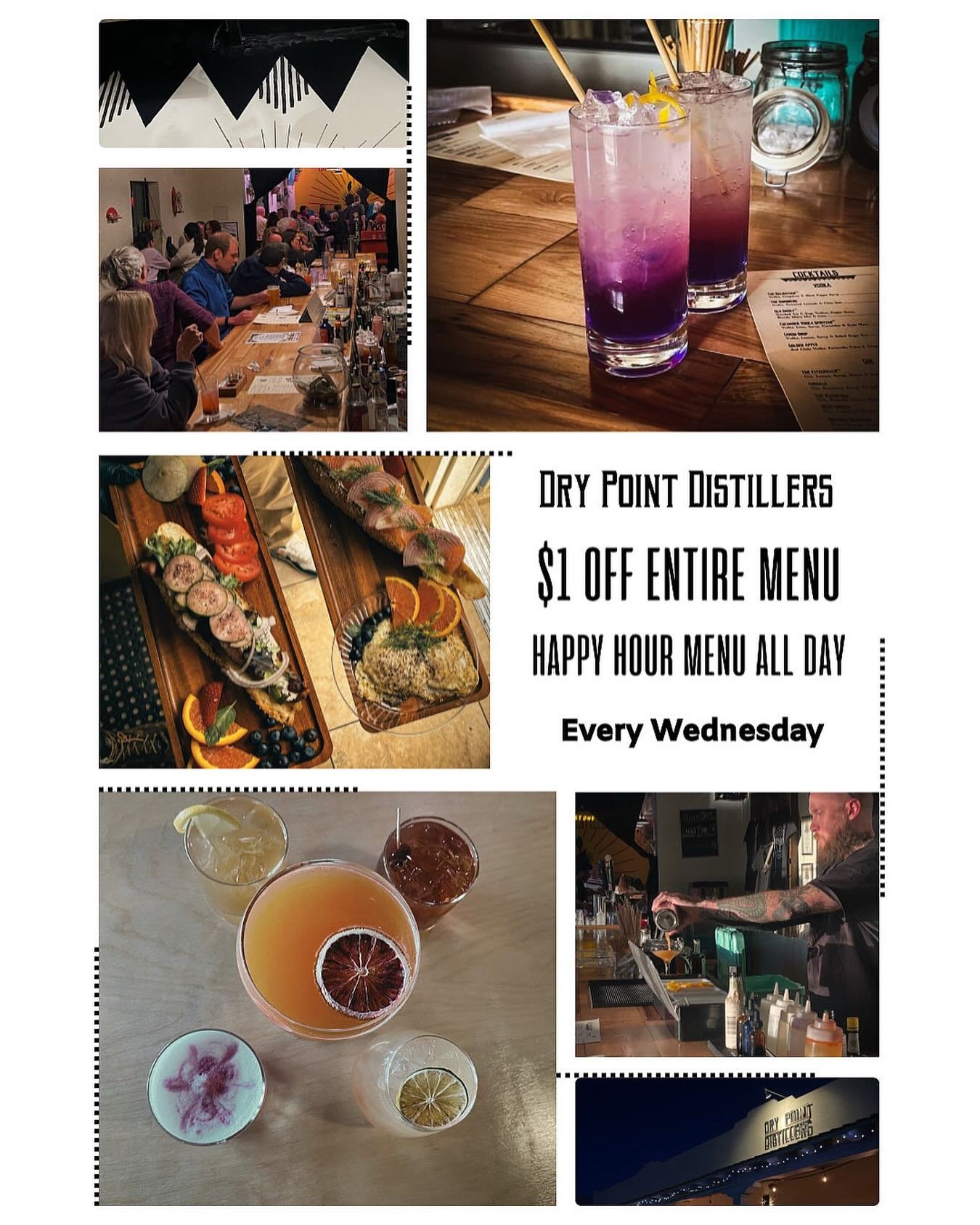 The weekend is almost here! Let us help you get a head start with Happy Hour Wednesday! Open at 4!