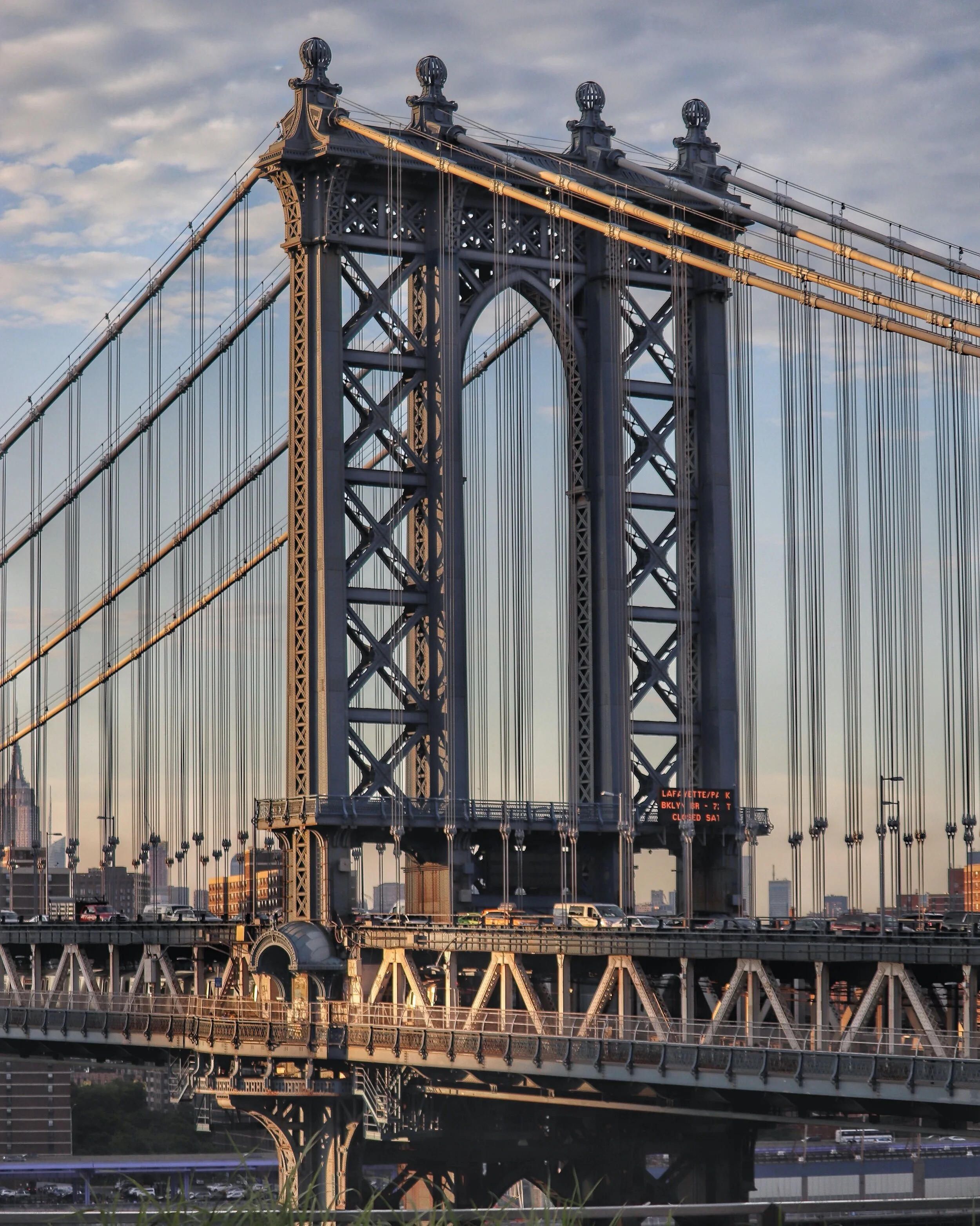 Manhattan Bridge at Dusk