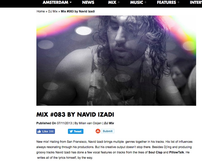 DEEP HOUSE AMSTERDAM: MIX #083 BY NAVID IZADI