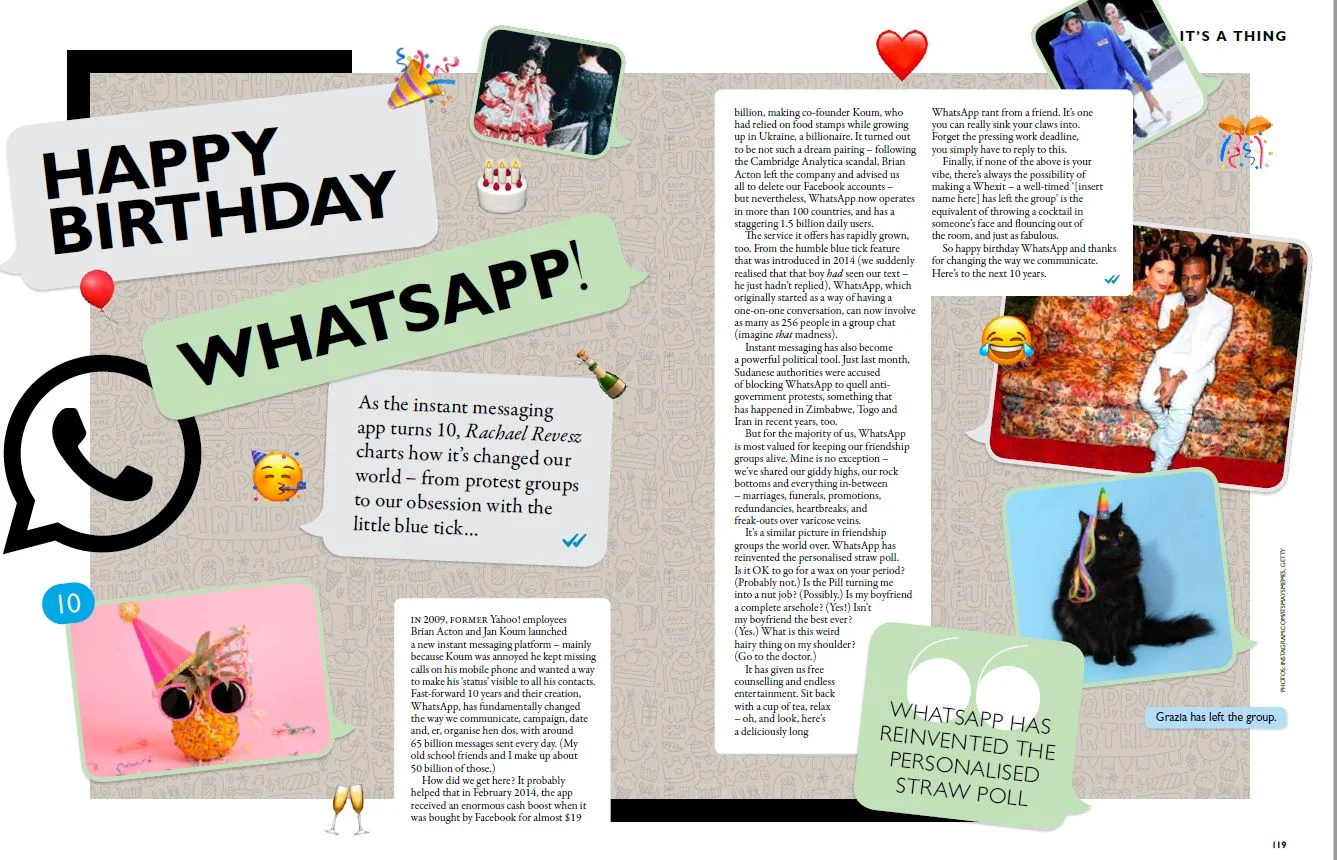 Happy 10th birthday to Whatsapp!