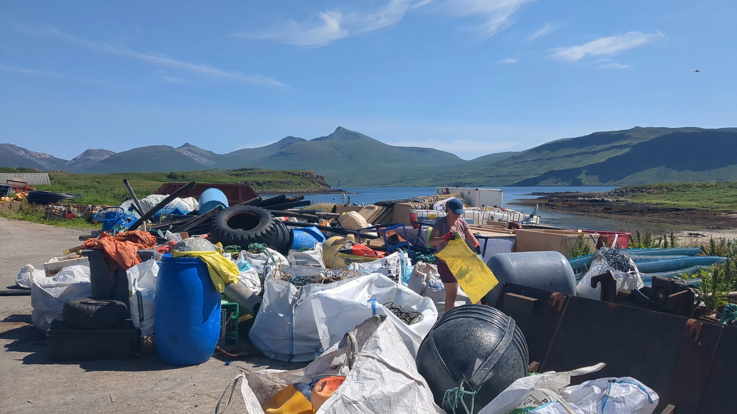 What I learned on a litterpicking cruise around a Scottish island