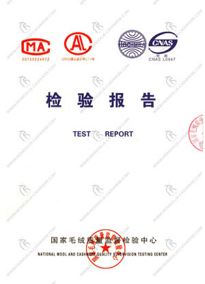 National Wool and Cashmere Quality Supervision Testing Center - Cashmere Sample Test Report - page 1.jpg
