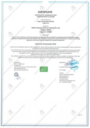Control Union - Organic EU Certificate of Compliance EU - REGULATION EEC NO. 8342007 OF ORGANIC PRODUCTION (1).jpg