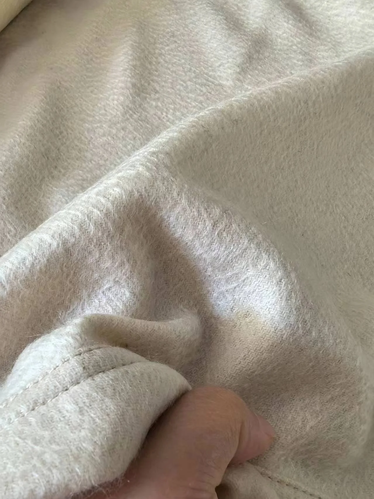 *Limited Edition* Organic Cashmere Rolled Edge Blanket