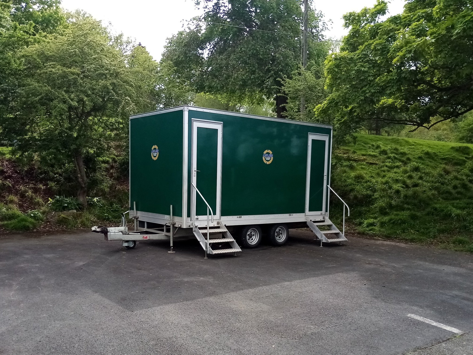 The Teme 2+1 Mobile Toilet Unit