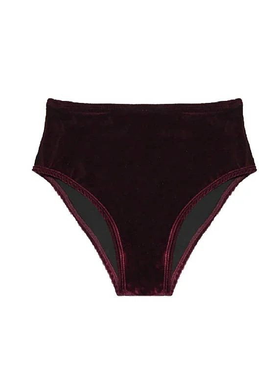 burgundy swim bottoms