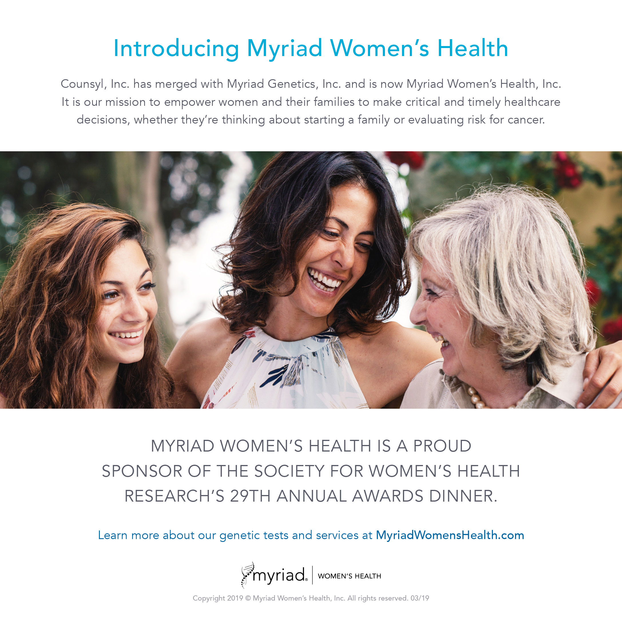 Myriad Women's Health