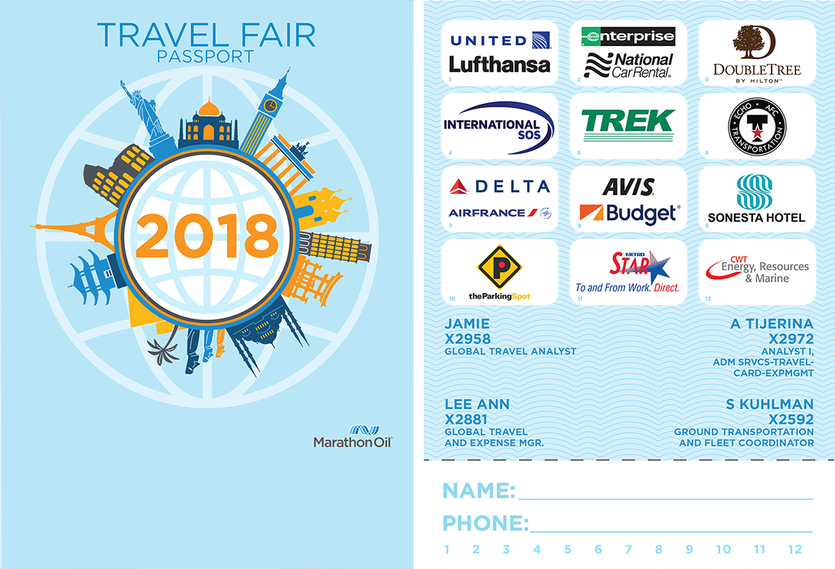 TRAVEL FAIR, PASSPORT (FRONT/BACK)