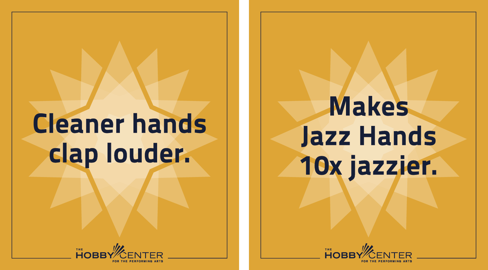   HAND SANITIZER STATIONS   Playful copy encourages patrons to participate in healthy habits 