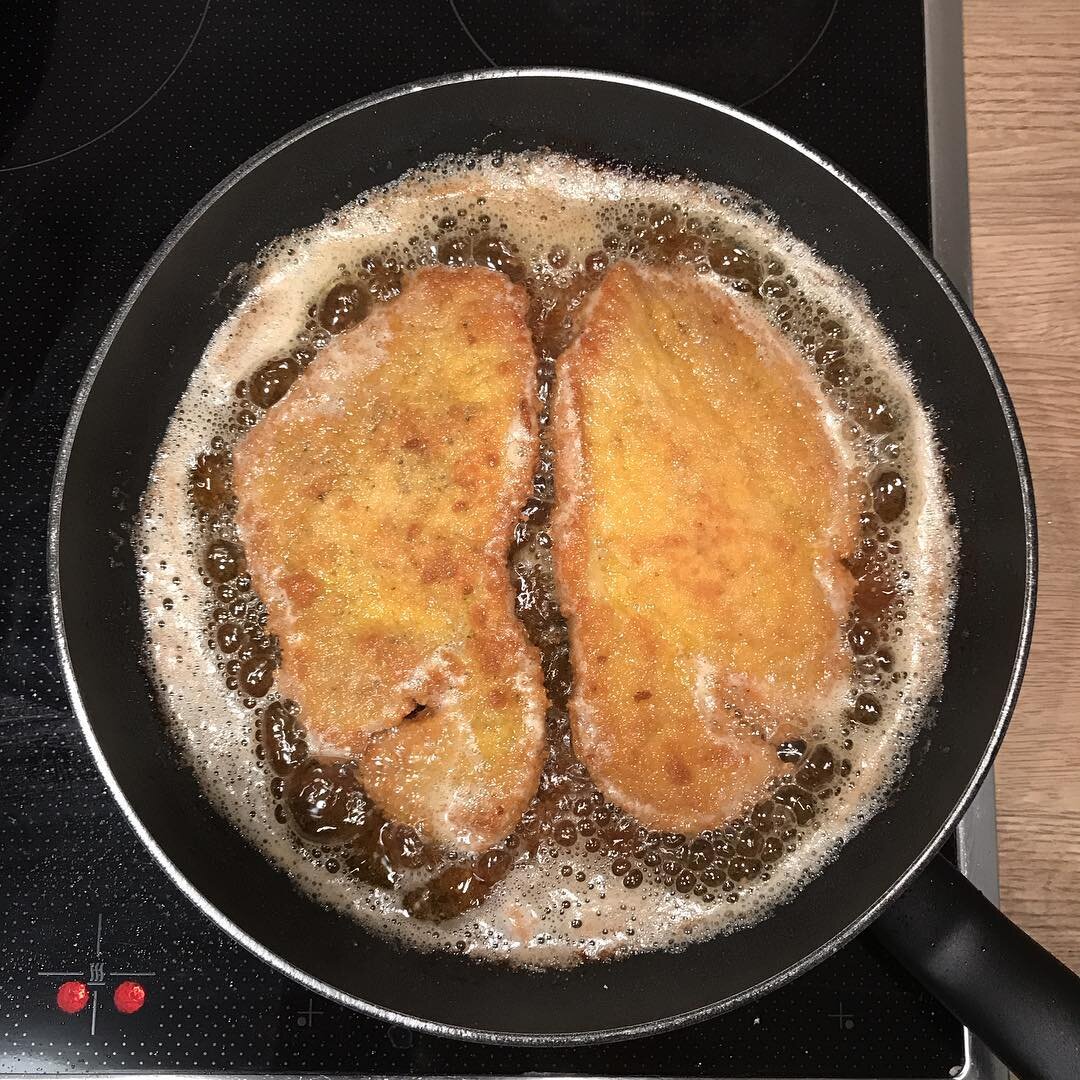 #schnitzel #abendessen #foodporn #golden #goldplated #delicious